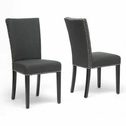 Baxton Studio 2-Piece Harrowgate Modern Dining Chair Set