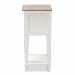 Baxton Studio Dauphine Distressed Nightstand 11 Baxton Studio Dauphine Distressed Nightstand -Baxton Studio Sales unnamed file 898