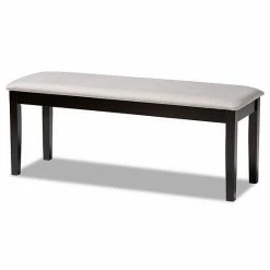 Baxton Studio Teresa Dining Bench Gray Walnut -Baxton Studio Sales unnamed file 907