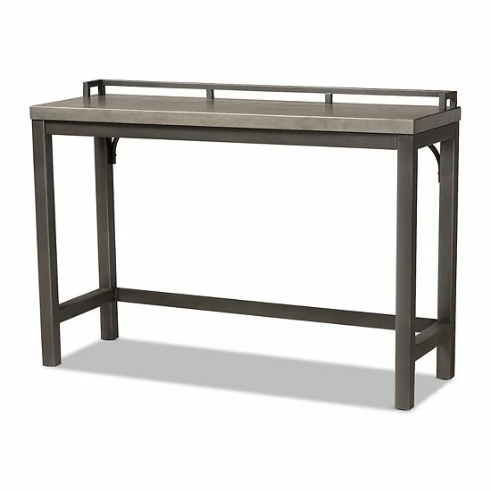 Baxton Studio Noll Pub Table & Stool 3-piece Set 3 Baxton Studio Noll Pub Table & Stool 3-piece Set - Image 3