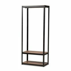 Baxton Studio Elton Clothes Rack Floor Decor White Brown 20 Baxton Studio Elton Clothes Rack Floor Decor White Brown -Baxton Studio Sales unnamed file 935