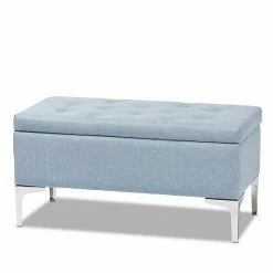 Baxton Studio Mabel Ottoman Beige Silver 21 Baxton Studio Mabel Ottoman Beige Silver -Baxton Studio Sales unnamed file 956