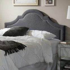 Baxton Studio Rita Upholstered Headboard Dark Gray 9 Baxton Studio Rita Upholstered Headboard Dark Gray -Baxton Studio Sales unnamed file 97